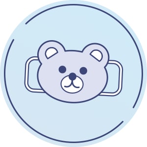 キャラクター型マスク